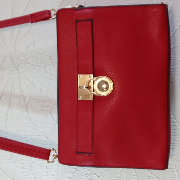 Handbags - RED LEATHER BAG